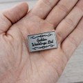 Personalised 33x20mm Silver Metal Pin Brooch Name Badges