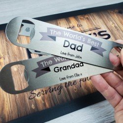 The World's Best - Personalised Bottle Opener