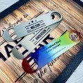 Personalised Bar Blade Bottle Opener - DOUBLE SIDED Personalised Bar Blade Bottle Opener - DOUBLE SIDED