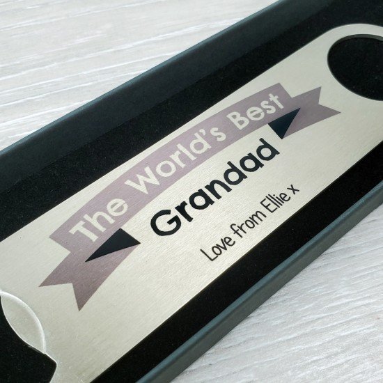 The Worlds Best - Personalised Bottle Opener