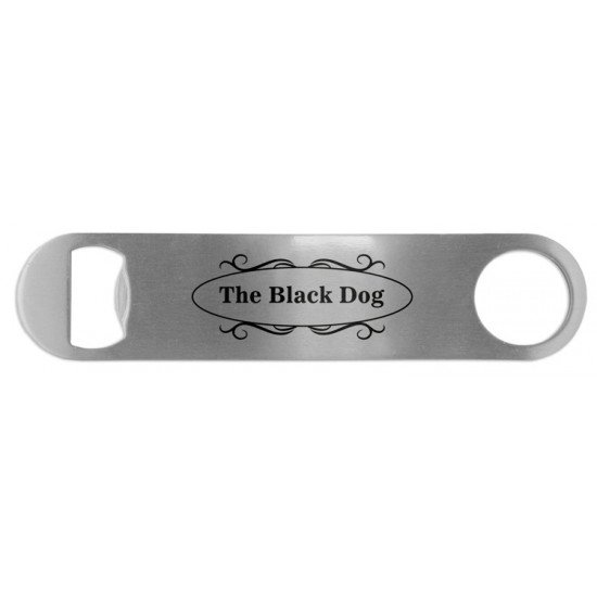 Personalised Bar Blade Bottle Opener - SINGLE SIDED Personalised Bar Blade Bottle Opener - SINGLE SIDED