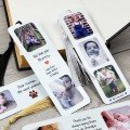 Personalised 3 Photo Collage Metal Bookmark - Landscape Personalised 3 Photo Collage Metal Bookmark - Landscape