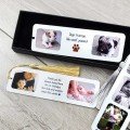 Personalised 3 Photo Collage Metal Bookmark - Landscape Personalised 3 Photo Collage Metal Bookmark - Landscape