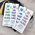 Teacher Gift Metal Bookmark with Personalised Message Teacher Gift Metal Bookmark with Personalised Message