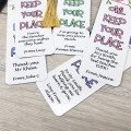 Teacher Gift Metal Bookmark with Personalised Message Teacher Gift Metal Bookmark with Personalised Message
