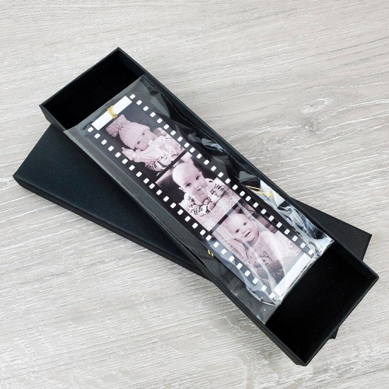 Personalised Film Strip Photo & Text Bookmark