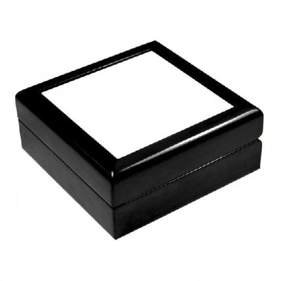 Personalised Black Keepsake Memory Box