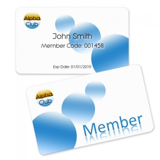 Personalised Metal Business/ Loyalty Cards - DOUBLE SIDED