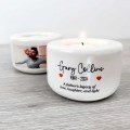 Personalised Small Ceramic Tea Light Candle Holder