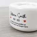 Personalised Small Ceramic Tea Light Candle Holder