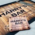 Personalised Square 9cm Wooden Coaster