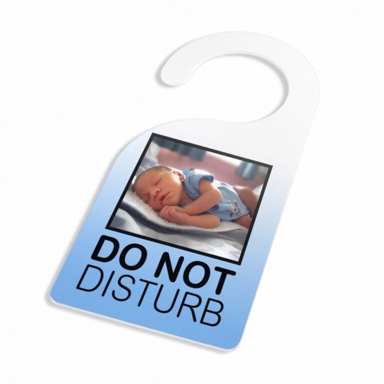Personalised White Door Hanger - DOUBLE SIDED Personalised White Door Hanger - DOUBLE SIDED