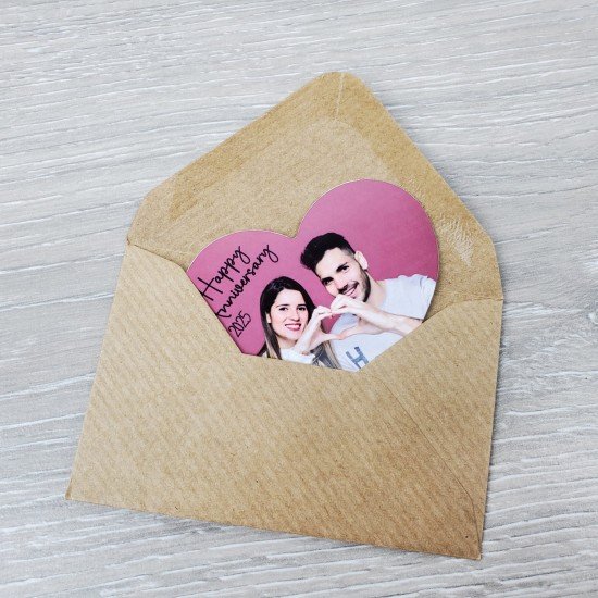 Personalised Heart Shape Metal Keepsake Cards Personalised Heart Shape Metal Keepsake Cards