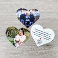 Personalised Heart Shape Metal Keepsake Cards Personalised Heart Shape Metal Keepsake Cards