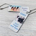 Personalised Silver 65x25mm Metal Tag Personalised Silver 65x25mm Metal Keyring