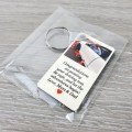 Personalised Photo & Text Keyring - DOUBLE SIDED Personalised 65x35mm Photo Keyring - DOUBLE SIDED