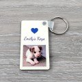 Personalised 2 Photo Collage Bordered Keyring - DOUBLE SIDED Personalised Photo Collage Border Keyring - DOUBLE SIDED