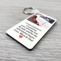 Personalised Photo & Text Keyring - DOUBLE SIDED Personalised 65x35mm Photo Keyring - DOUBLE SIDED
