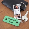 Personalised 3 Photo Collage Plastic Keyring - DOUBLE SIDED