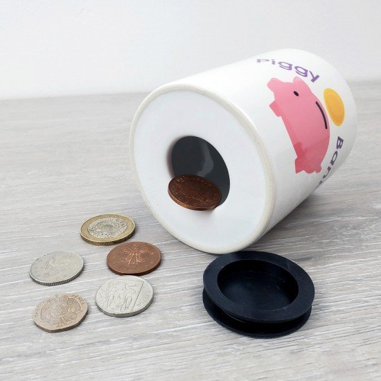Personalised Photo & Text Ceramic Money Box Personalised Photo & Text Ceramic Money Box