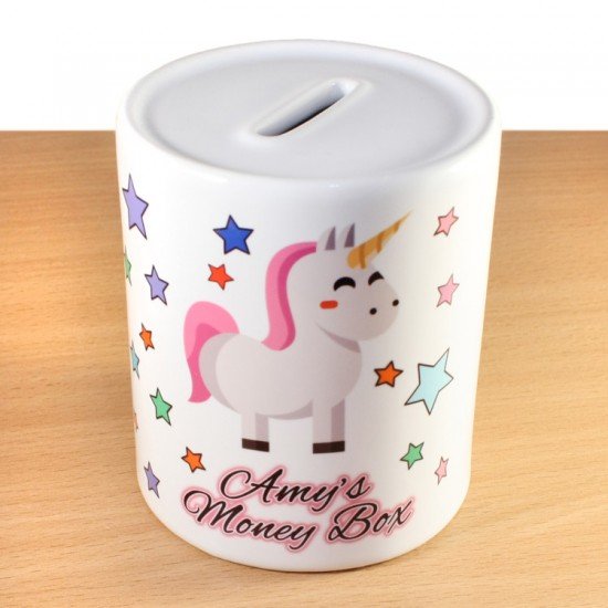 Personalised Photo & Text Ceramic Money Box