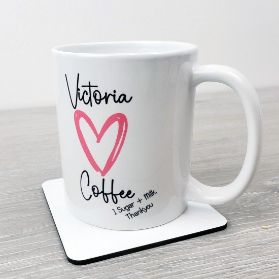 Personalised Photo & Text Gift Mug