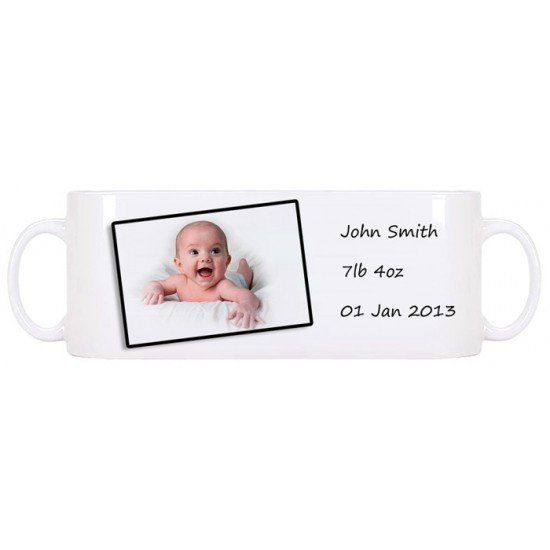 Scan/ Baby Photo Personalised Mug Scan/ Baby Photo Personalised Mug