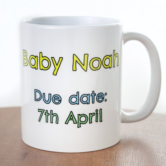 Personalised Baby Scan & Text - Twinkle Little Star Mug Personalised Baby Scan & Text - Twinkle Little Star Mug
