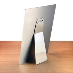 Personalised 5x7 inch White Metal Desk Photo Panel Personalised 5x7 inch White Metal Desk Photo Panel