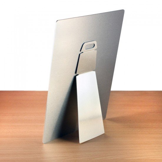 Personalised 5x7 inch White Metal Desk Photo Panel Personalised 5x7 inch White Metal Desk Photo Panel