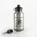 Personalised Silver Photo & Text Metal Water Bottle 500ml